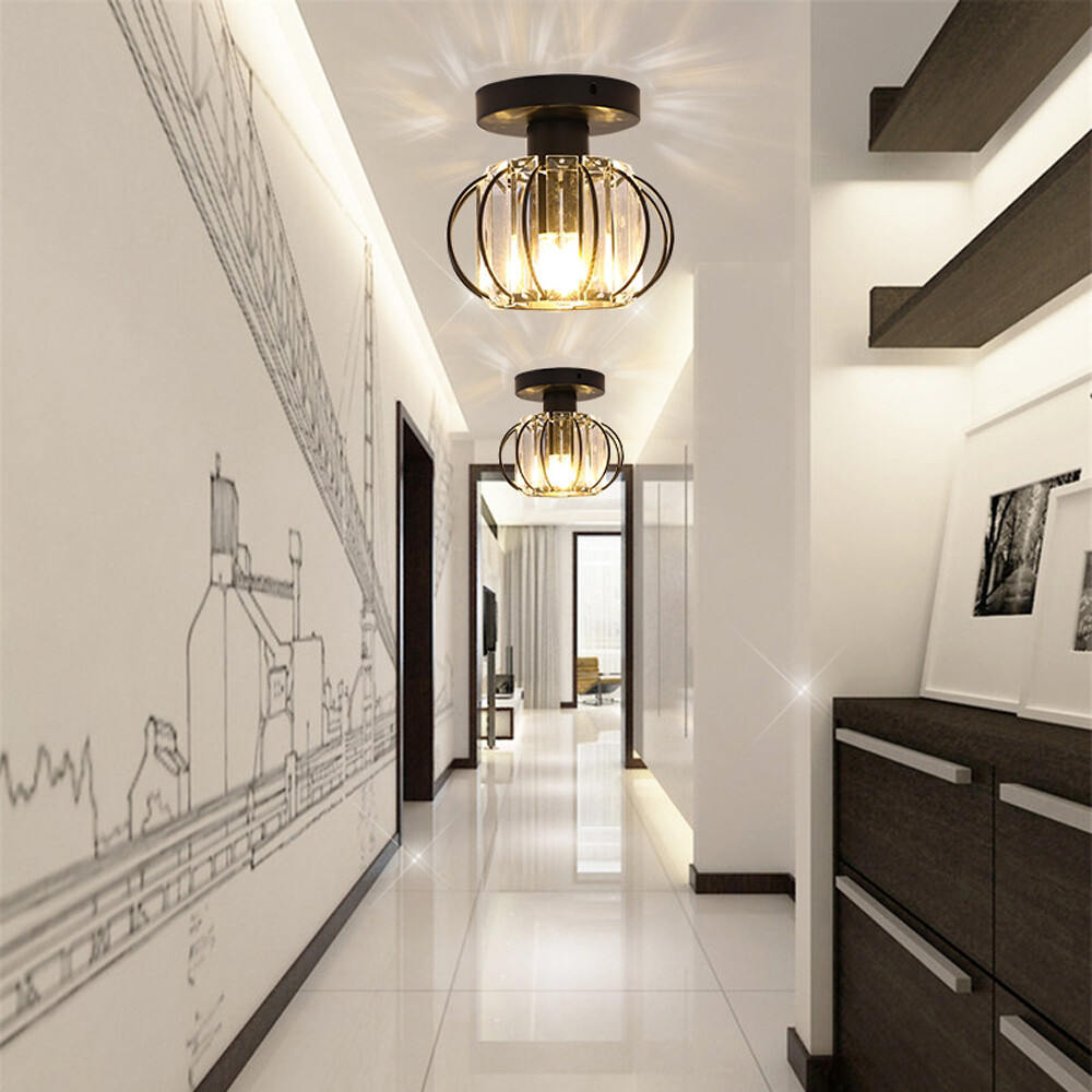 Flush Mount Light Fixture Modern Ceiling Lamp Aisle Hallway \