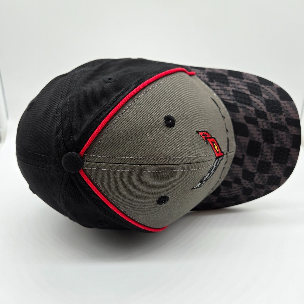 C8 Corvette Carbon Flash Checkered Bill Hat Cap Strapback Pre-owned Excellent