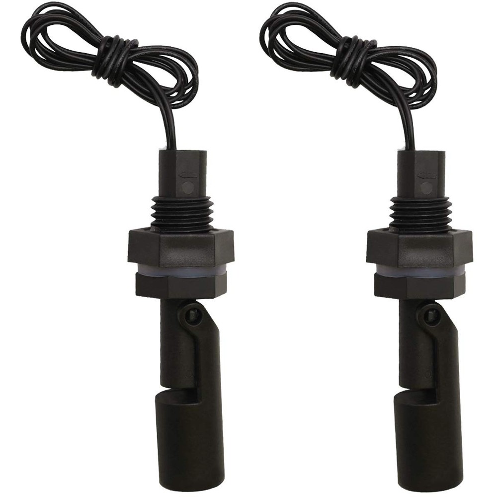 mxuteuk 2 Pcs Side Mounted Horizontal Liquid Float Switch Water Level Sensor ...