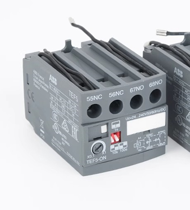 ABB Electrifying Delay Head TEF5-ON Contactor Timer Module Time Delay Relay/Yi