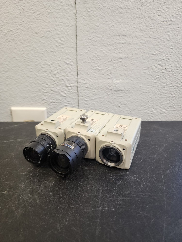(3) Everfocus EX100/E CCD Black & White Security Camera