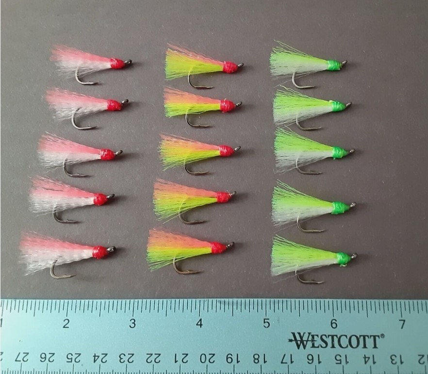 21 Mixed Color Pompano Jig Teasers