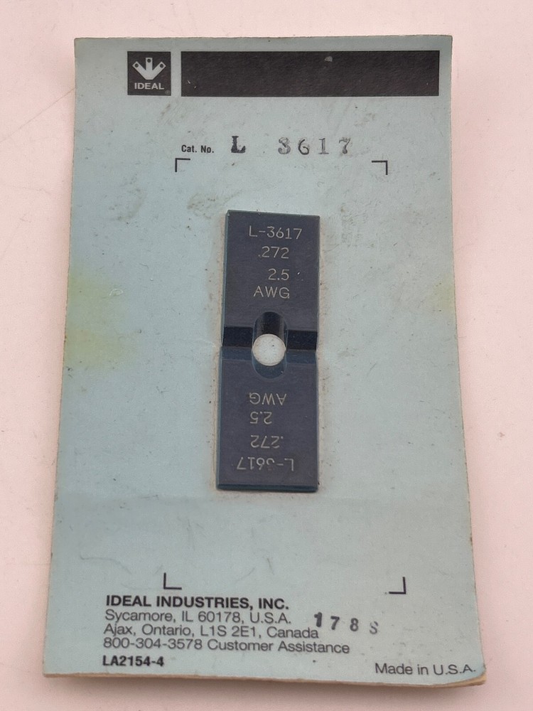 Ideal L3617 Replacement Blade .272" for Ideal 45-064