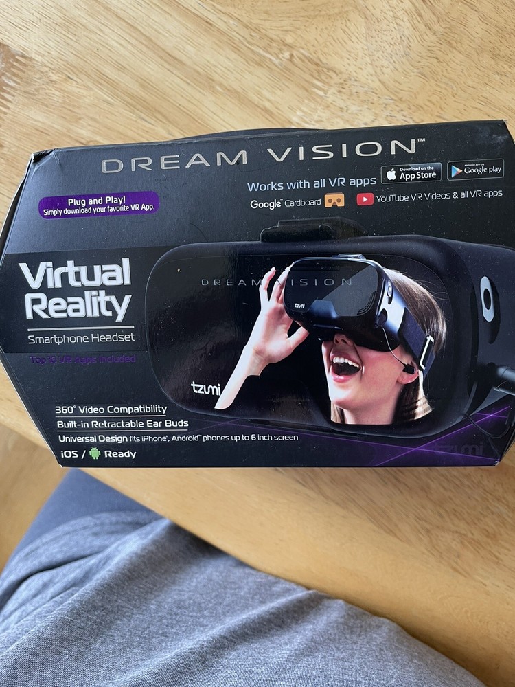 DREAM VISION VIRTUAL REALITY SMARTPHONE HEADSET NEW OPENED BOX