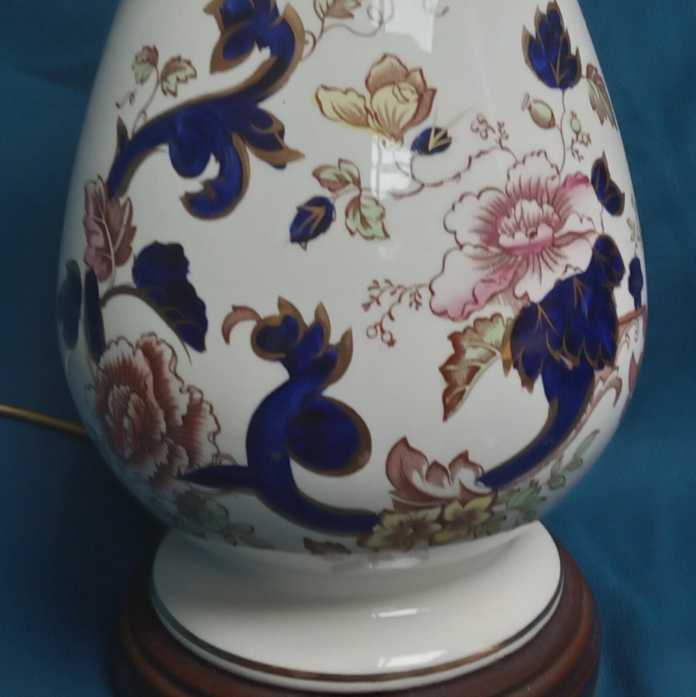 Mason ironstone Blue Mandalay Table Lamp