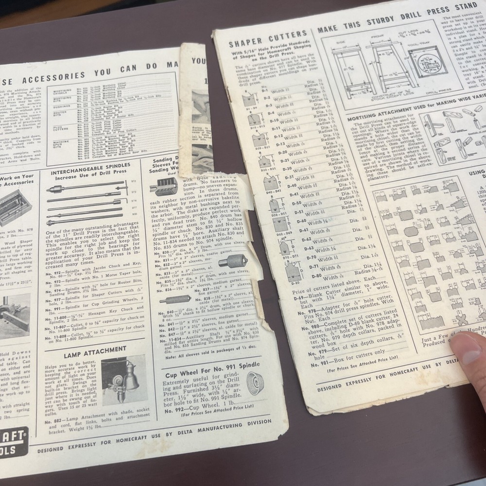 Homecraft Power Tools Catalog Without Cover