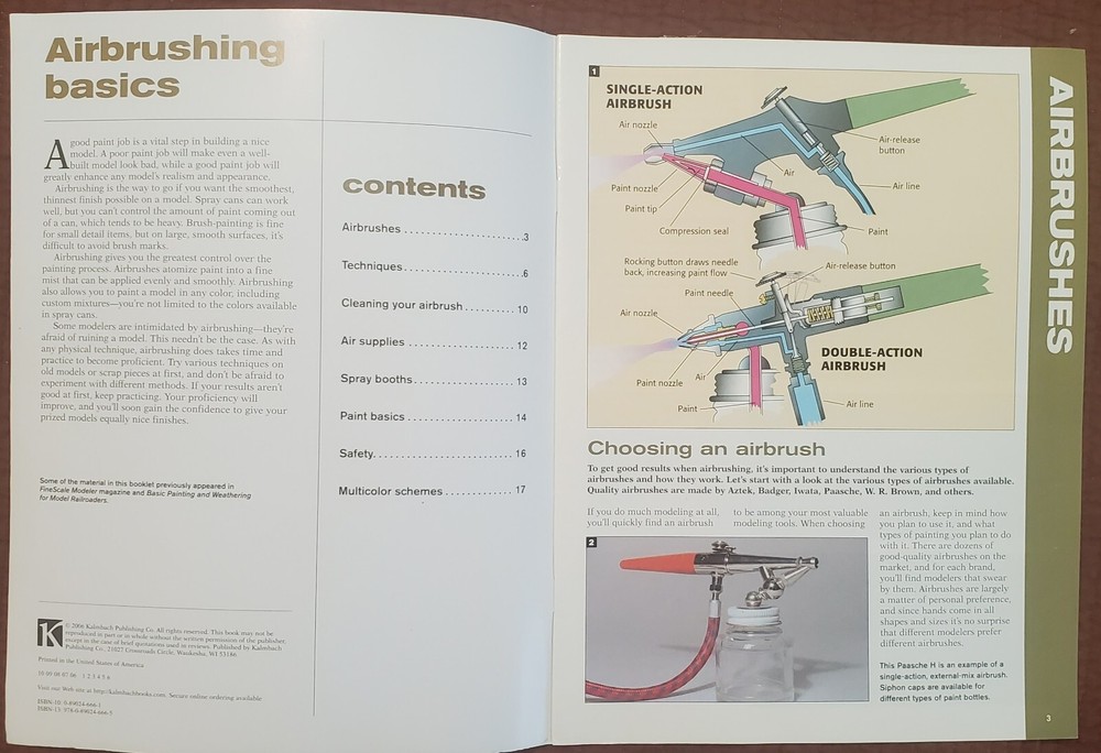 Fine Scale Modeler Airbrushing Basics Book