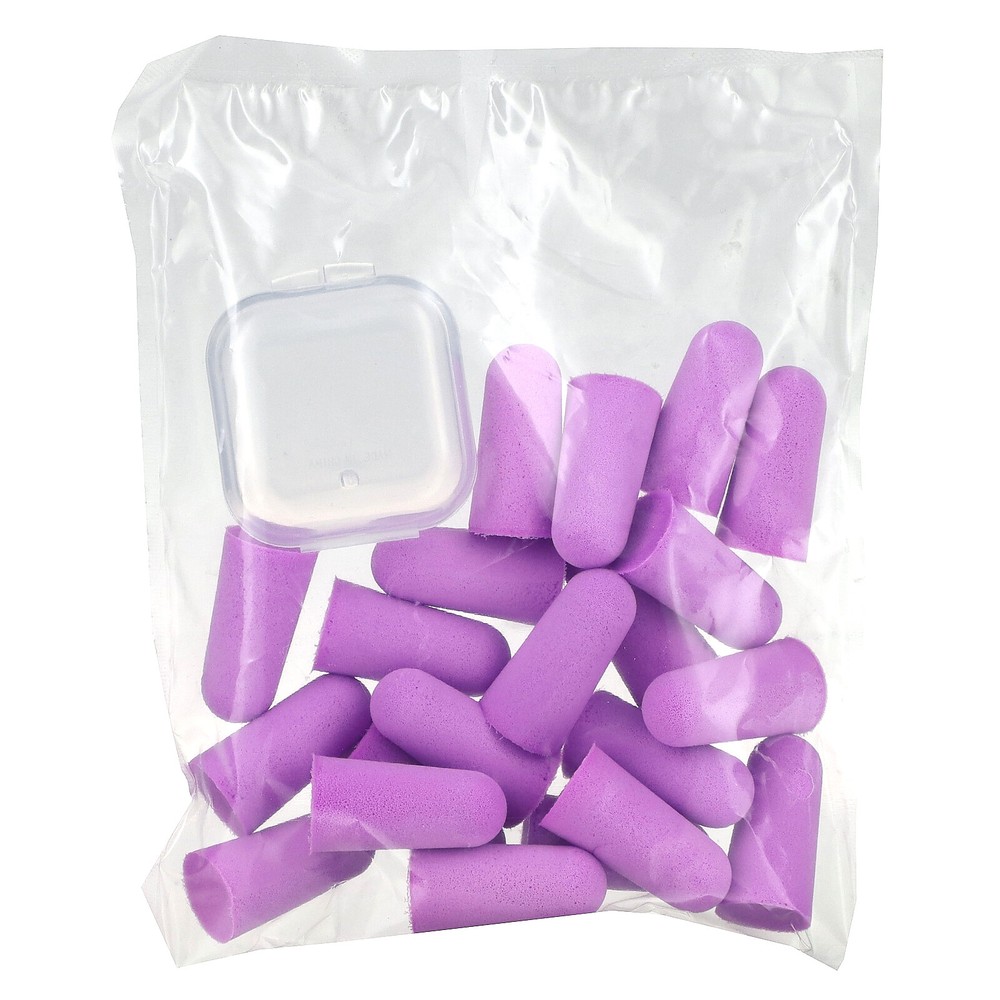 Protechs, Quiet Time Foam Ear Plugs, 10 Pair + Case