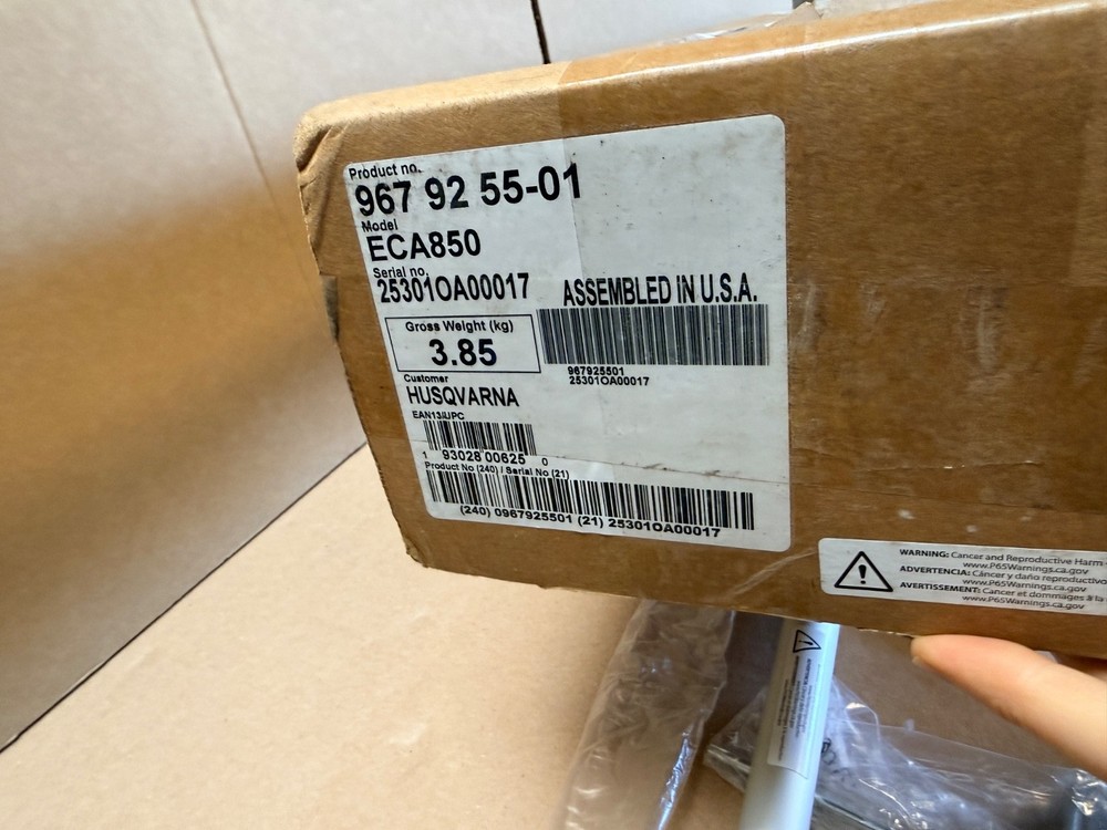 Husqvarna ECA850 Edger attachment POLE ONLY INCOMPLETE