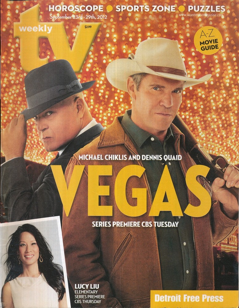 TV WEEKLY 2012 SEPT. 23-29 MICHAEL CHIKLIS (FAIR/GOOD CONDITION)