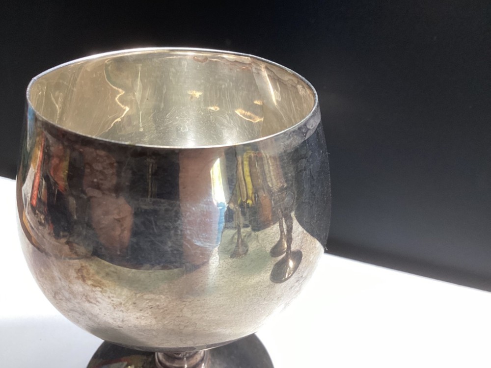 12 Misc Goblets "Valero" Silver Plated Made in Spain