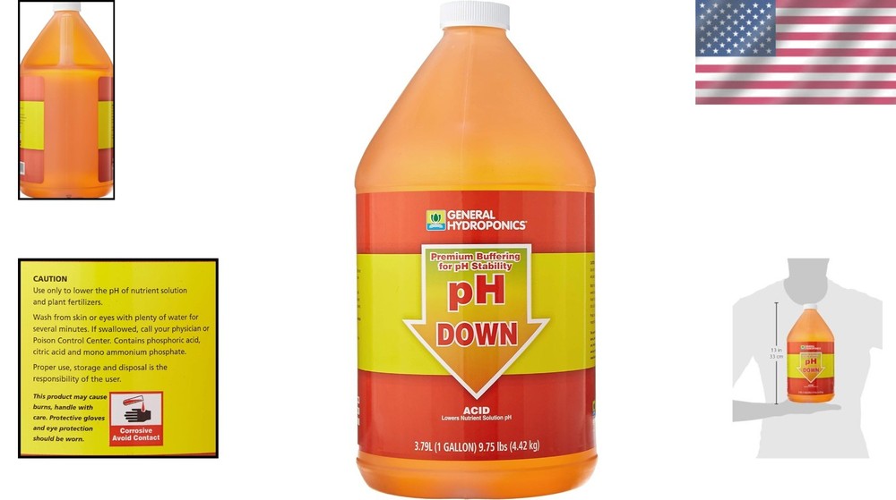 Ph down Liquid Buffering for Ph Stability, 1-Gallon