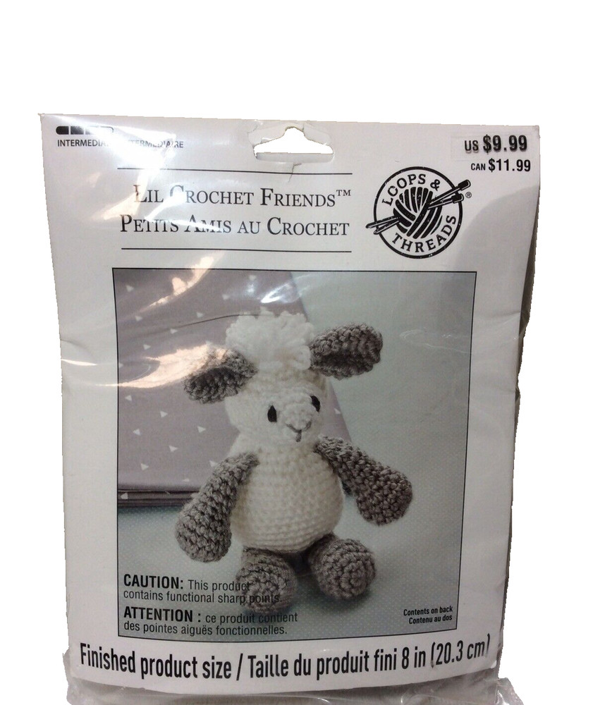 Loops & Threads Lil Crochet Friend Kit “Lamb”