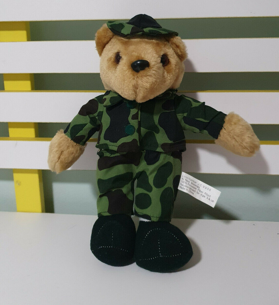 ARMY TEDDY BEAR CAMO OUTFIT 26CM