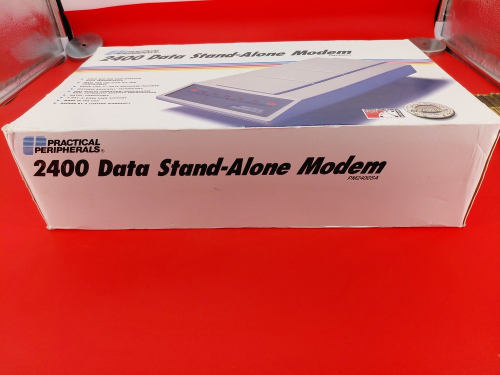 Practical Peripherals 2400 Data Stand-Alone Modem PM2400SA Vintage NOS