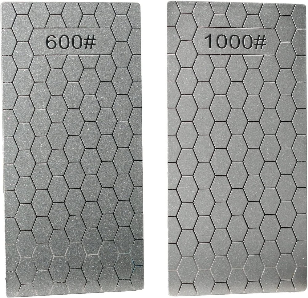 5 Pieces Diamond Sharpening Stone Set,Diamond Lapping Plate Coarse/Medium/Fin...