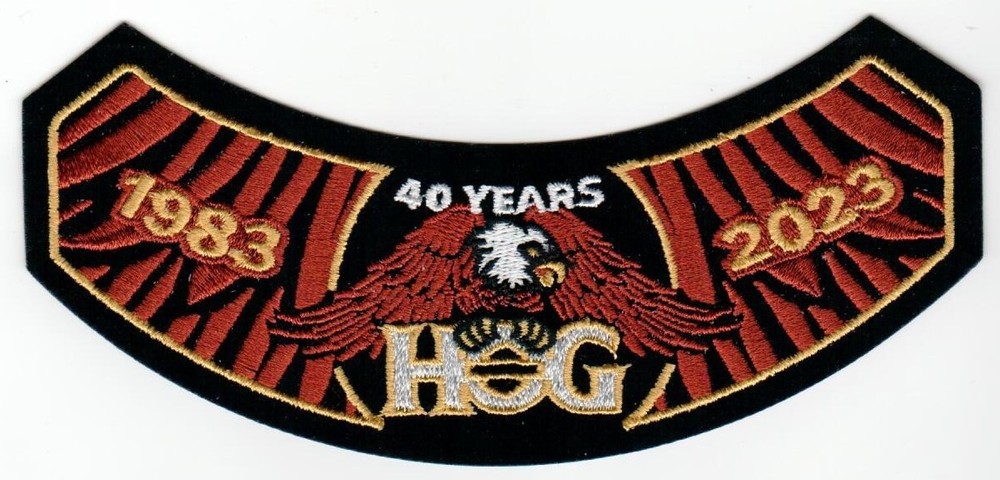 2023 HOG Membership Rocker Patch HARLEY DAVIDSON OWNERS GROUP