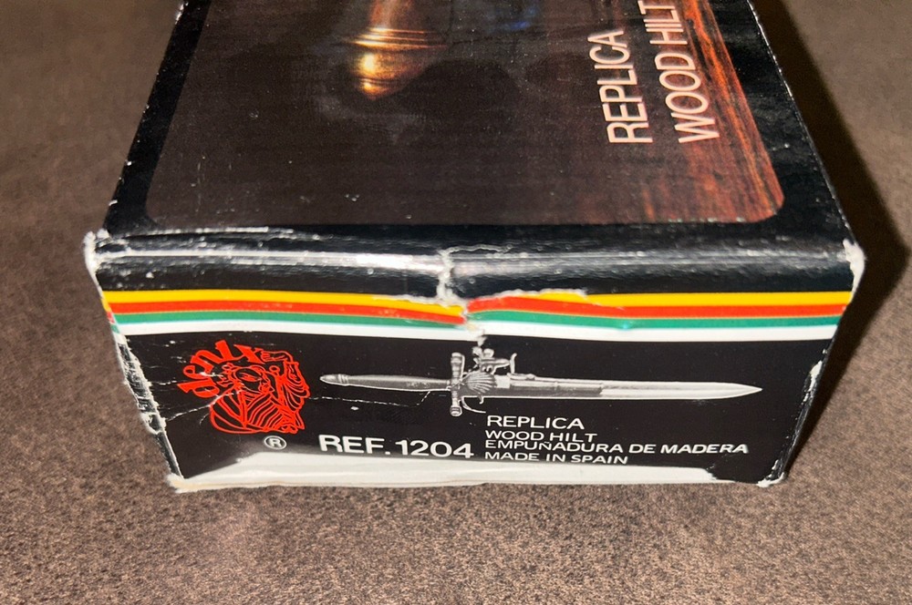Denix Flintlock Pistol Sword Empty Box Replica Item