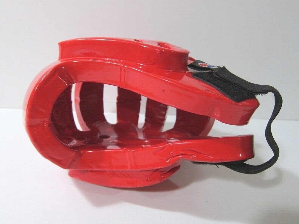Proforce Lightning Red Protective Padded Karate Boxing Sparring Head Helmet S