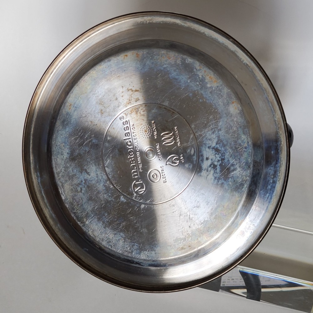 Masterclass Premium Collection teapot induction gas silver trigger spout whistle