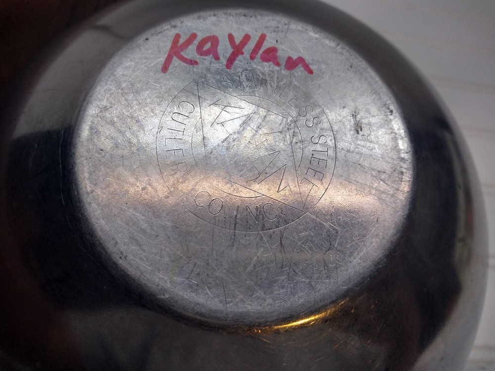 Kaylan Cultlery Stainless O Ring Mixing Nesting Storage Server Bowl