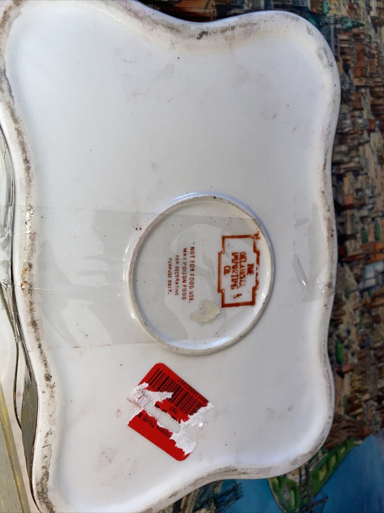 a ceramic western motif box