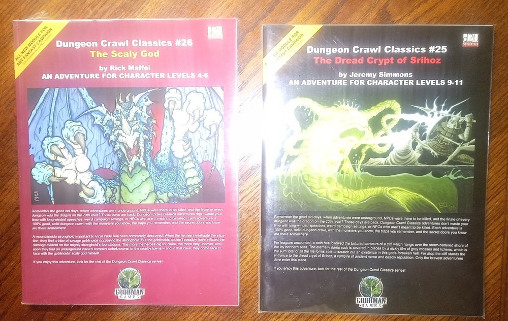 dungeon crawl classics #25 and #26
