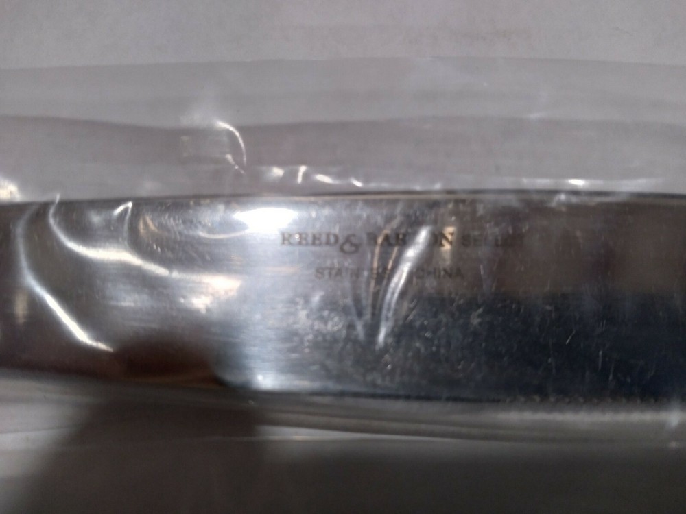 3 Reed & Barton Stainless 18/10 Glossy Dinner Knives