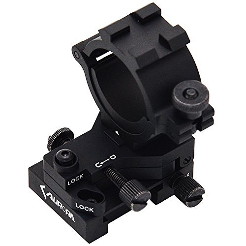 Windage Elevation Adjustable Rail Mount 1" & 30mm for Tactical Flashlight