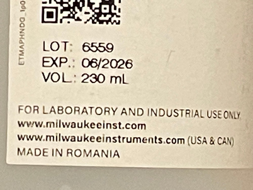 Milwaukee MA9015 Storage Solution for pH / ORP Electrodes