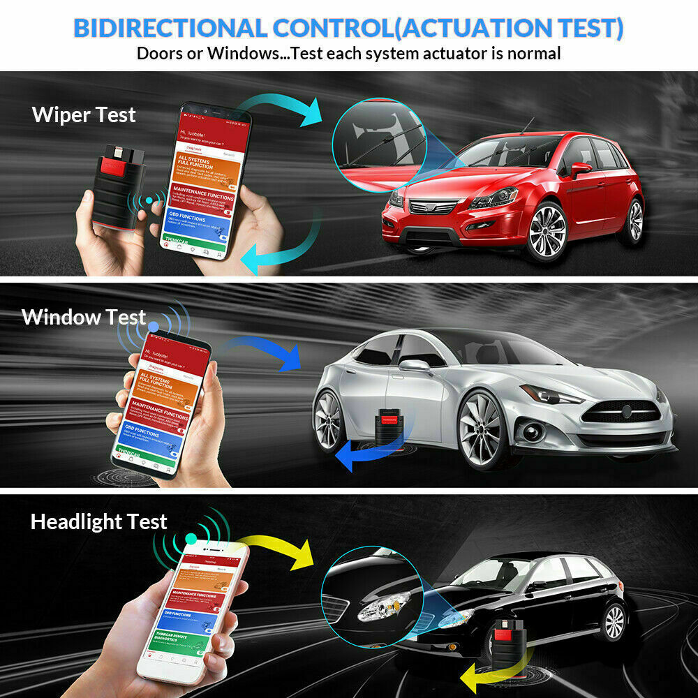 THINKDIAG All Brand Bidirectional OBD2 Scanner Diagnostic Tool OBDII Code Reader
