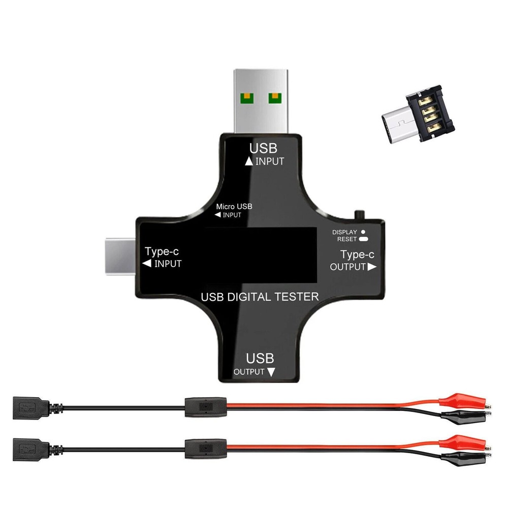 New USB Power Meter USB Power Meter Tester Accepts Maximum Current: 5.1A