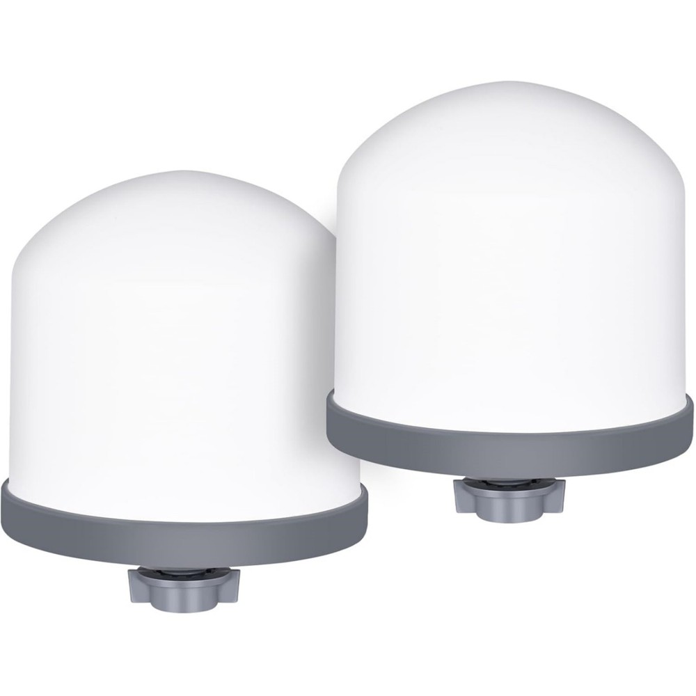 Ceramic Water Filter Cartridges 2 Pack 0.2 Micron for Gravity Fed Countertop