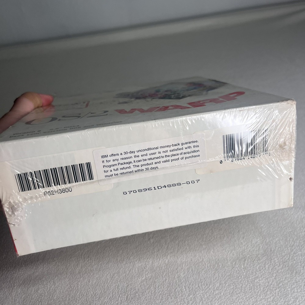 IBM Vintage OS/2 Warp Version 3 Computer Software Sealed