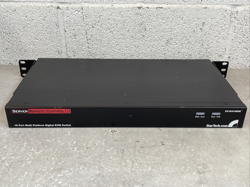 StarTech SV1641HDIE 16-Port Digital IP KVM Switch – Unit Only