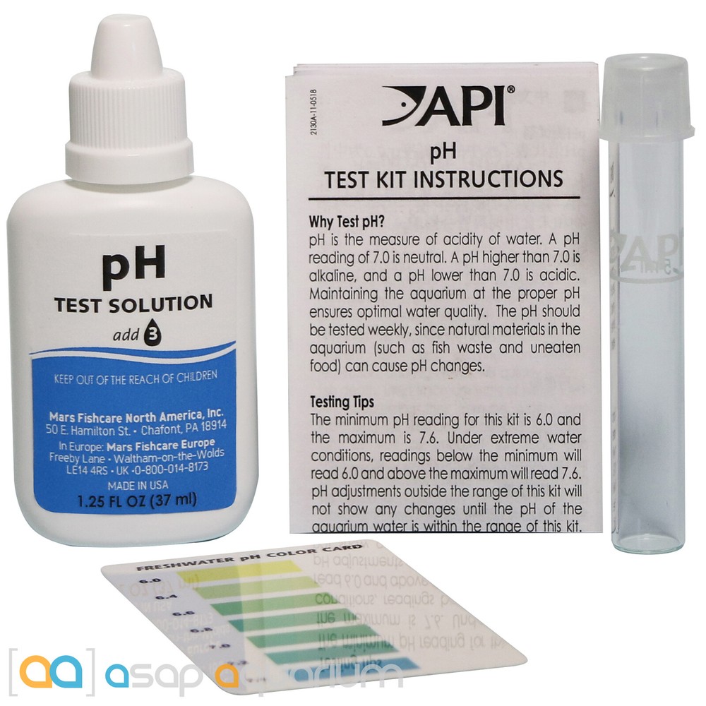 API pH Test Kit for Freshwater Aquariums Contains 250 Fast and Easy Tests