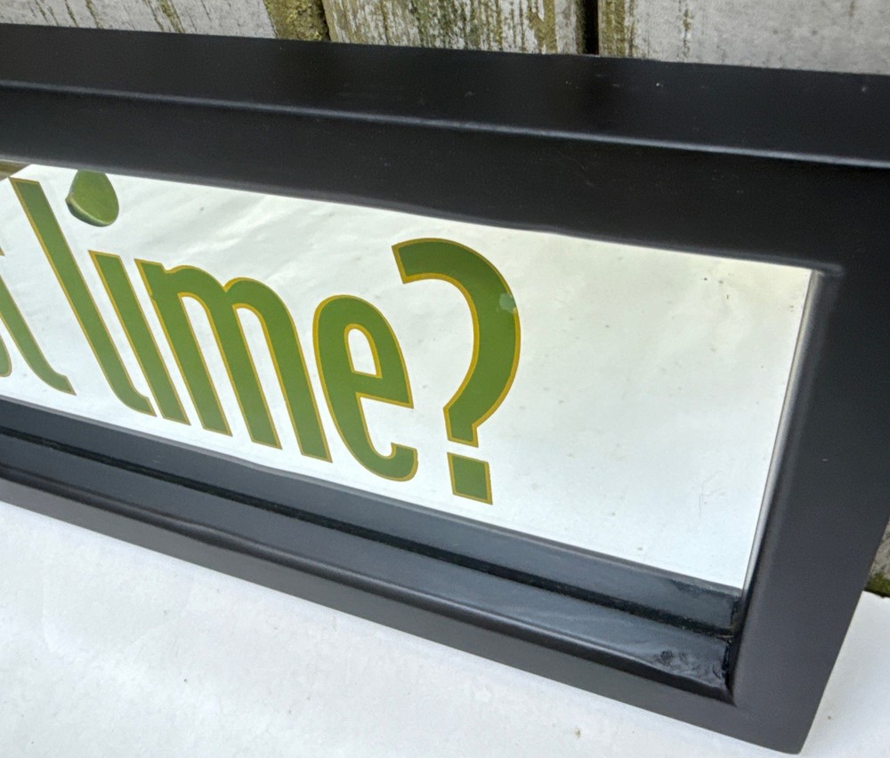 2006 Corona Extra ~ Advertising Mirror “Got Lime?” Framed Parrot Modelo 18" x 6”