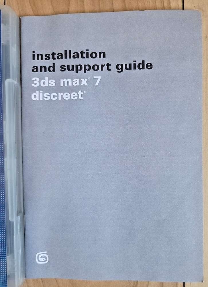 Discreet 3ds Max 7 2004 3D Modeling Animation Autodesk Software WIN 2000/XP