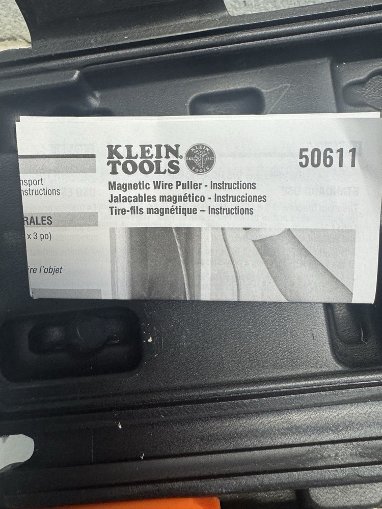 Klein Tools Magnetic Wire Puller - Black/Orange --- -- -- (50611)