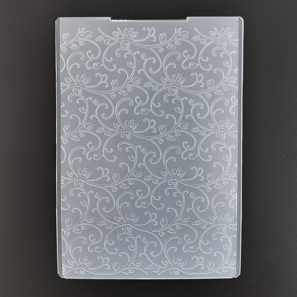 Unique Vine Flower Embossing Folder: 6x4