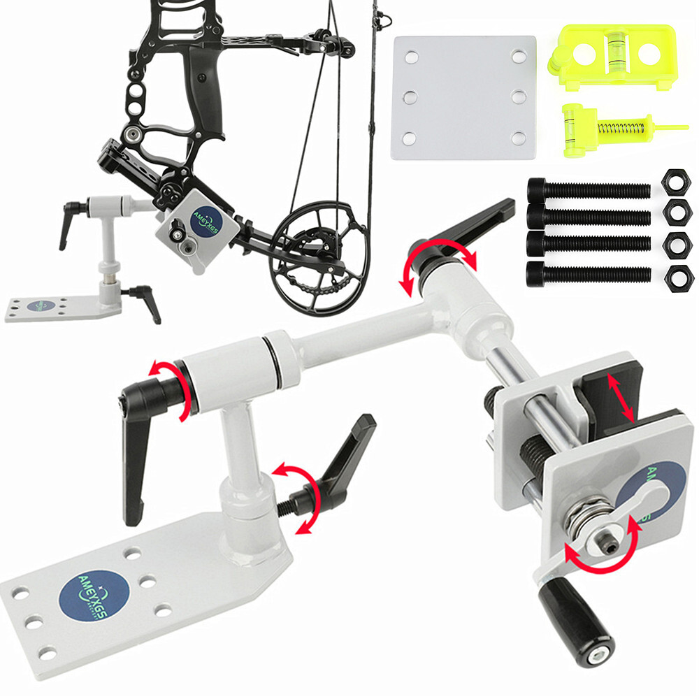 Compound Bow Vise 360° Adjustable Bow Level Universal Archery Tool Professional