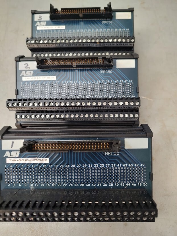 ASI Rail Mount Interface Module IMRC50 50-Point (3 COUNT)