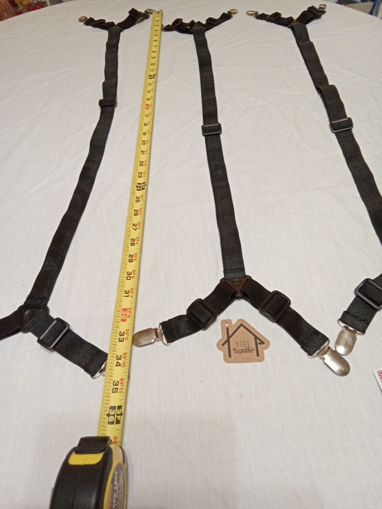 Tuyeabc adjustable crisscoss bed sheet holder straps