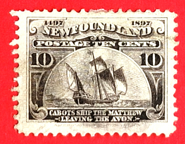 Canada Newfoundland #68 Cabot's Ship Mathew Used