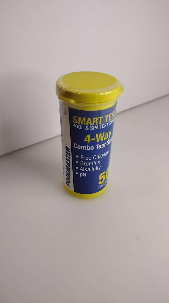 Poolmaster Smart Test 4-Way Pool and Spa Test Strips - 50Ct Sealed