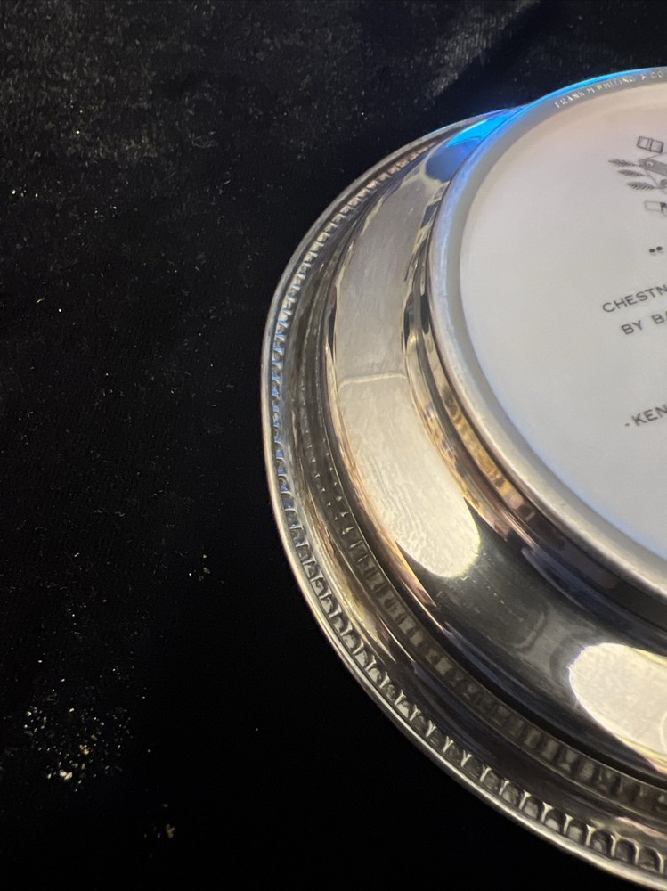 “assault” Sterling Silver Coaster By Sam Savitt For Frank M Whiting