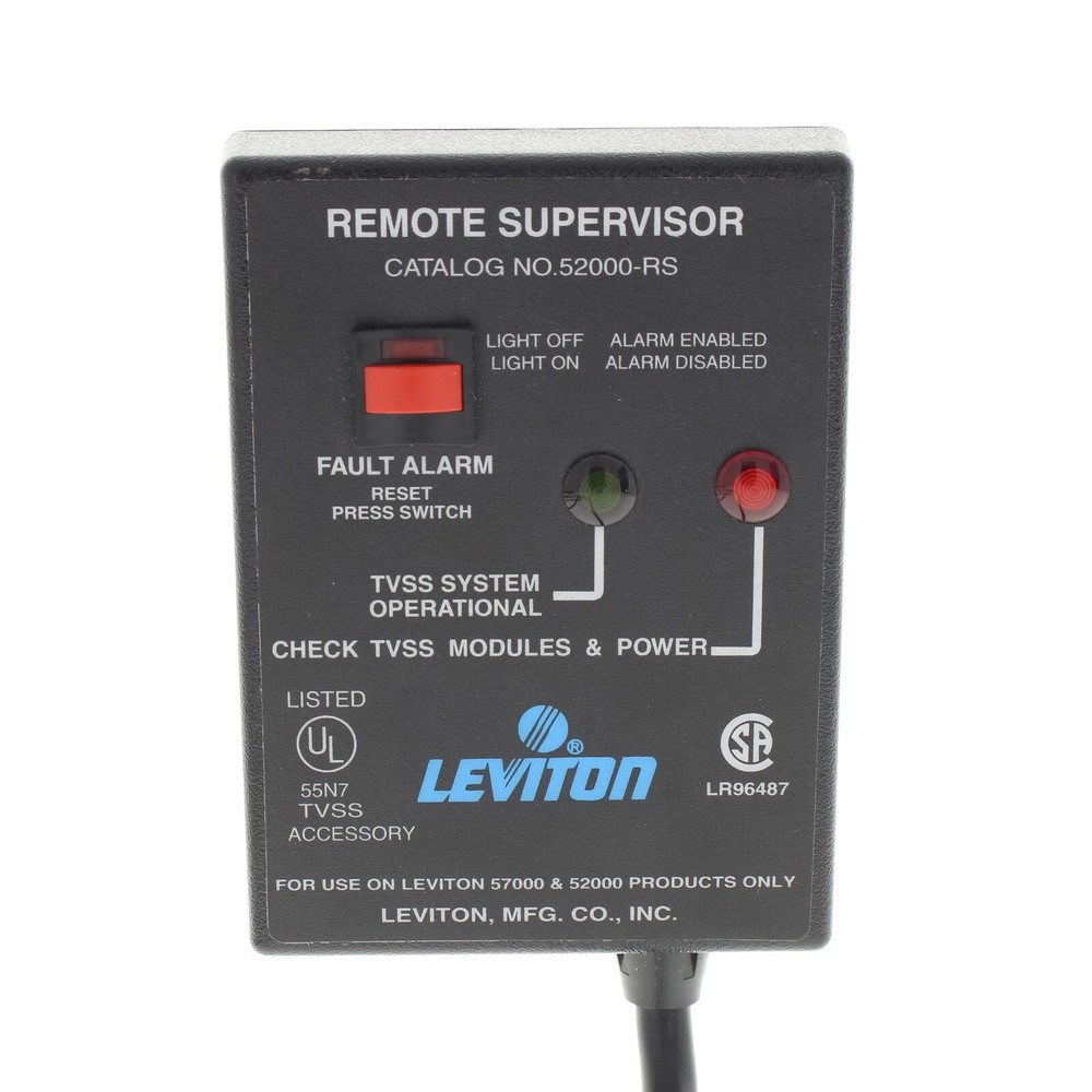 Leviton- BLACK TVSS Remote Supervisor