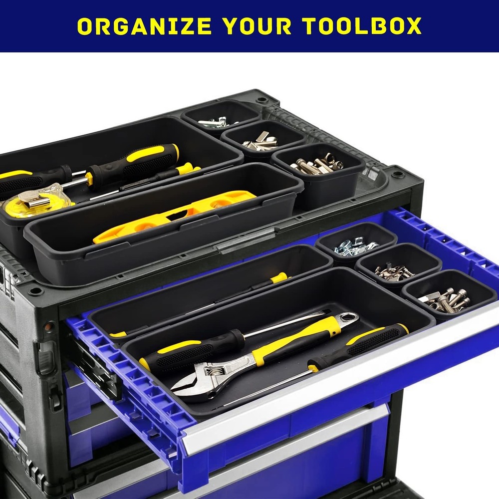 Vexercisehoop Tool Box Organizer, Tool Drawer Organizer Tray Divider, Toolbox...