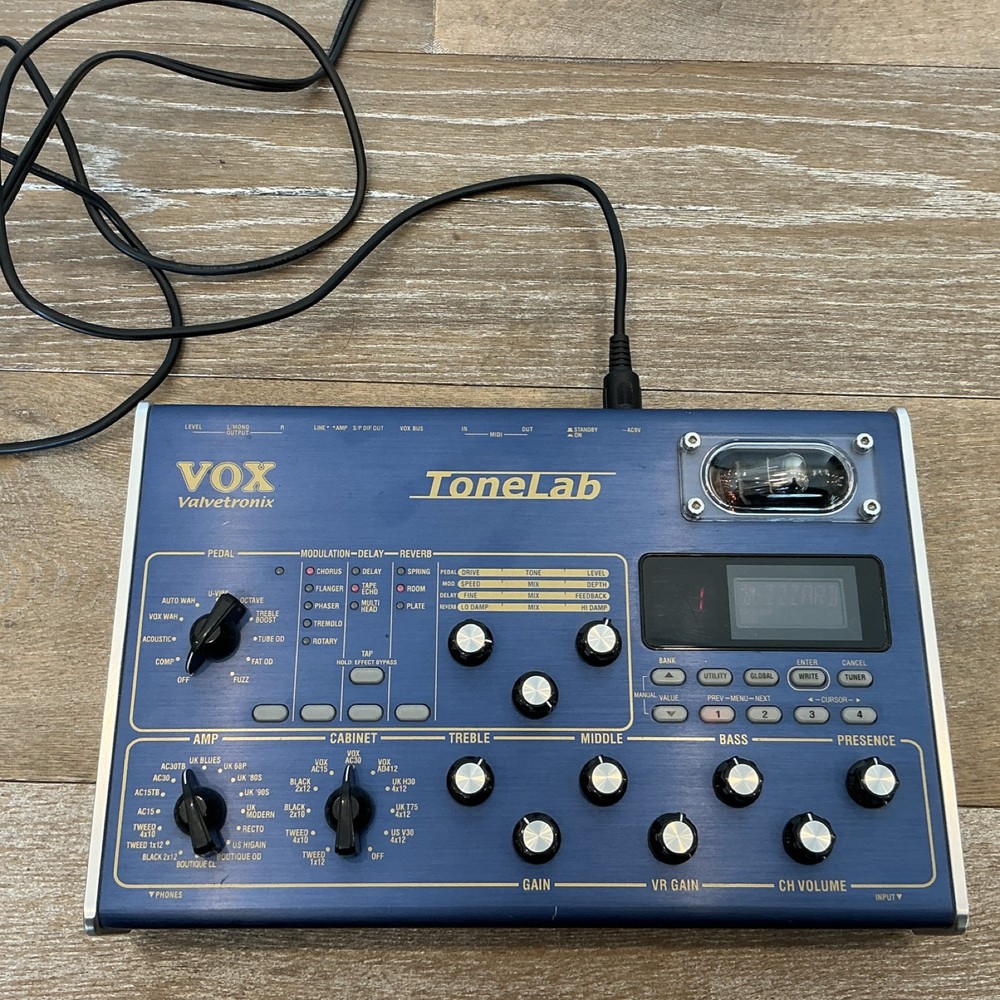 Vox ToneLab Guitar Multi-Effects Processor Chorus Delay Reverb Flanger Digital