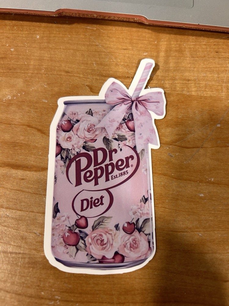 Diet Dr Pepper Sticker Handmade